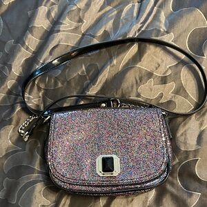 Nine West Black and Silver Crossbody Bag